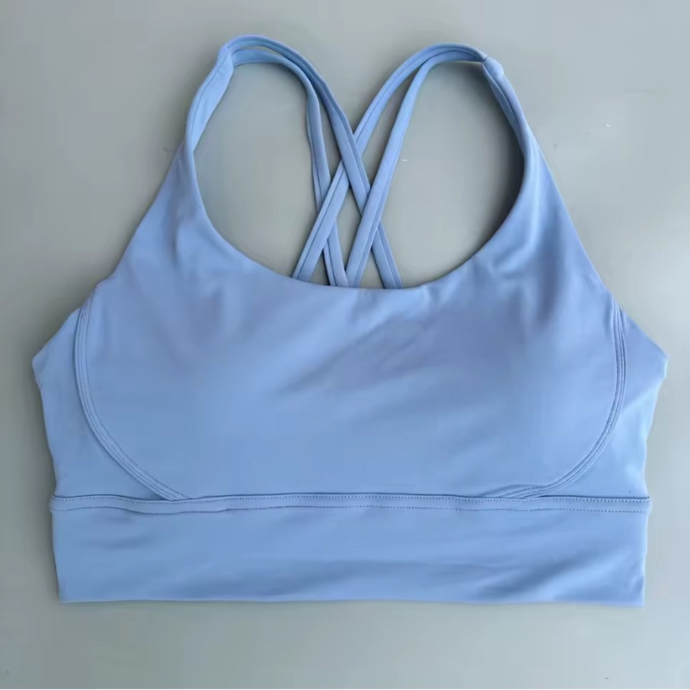 🌿 Light Blue Sports Bra
